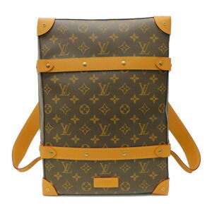 Louis Vuitton Soft Trunk Backpack bag Monogram compact brown color